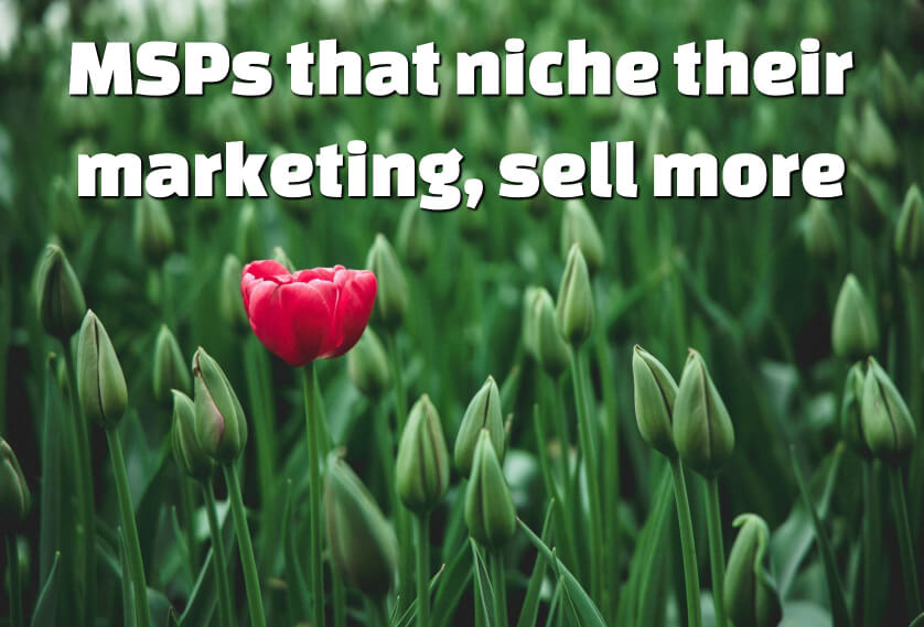 MSPs that niche their marketing, sell more