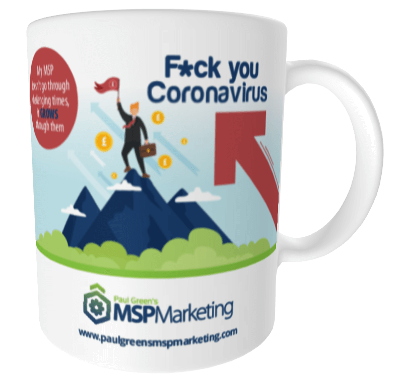 F*ck you Coronavirus mug from MSP Marketing