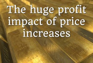 The huge profit impact of price increases