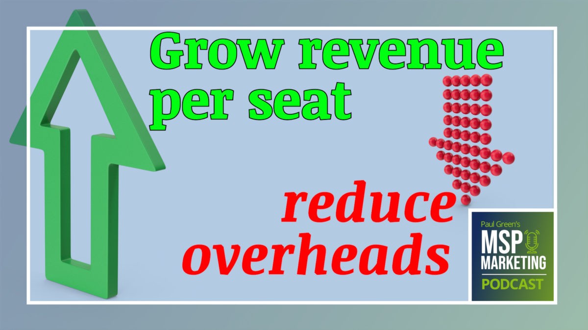 Episode 90: Grow revenue per seat and reduce overheads