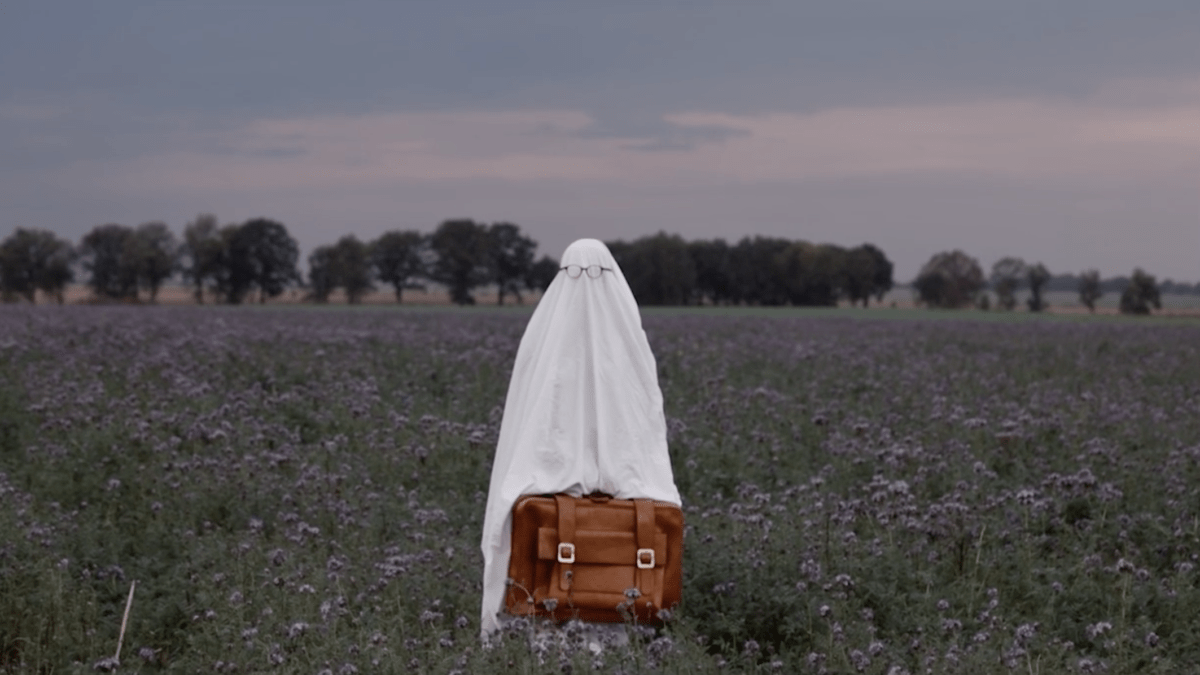 ghost with briefcase