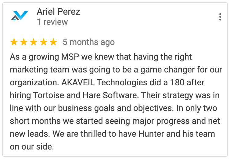 Tortoise & Hare Software most recent review